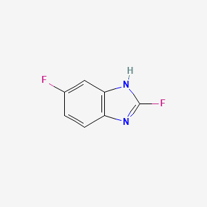 molecular formula C7H4F2N2 B13125966 2,6-Difluoro-1H-benzo[d]imidazole 