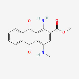 Methyl 1-amino-4-(methylamino)-9,10-dioxo-9,10-dihydroanthracene-2-carboxylate