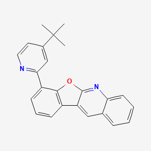 molecular formula C24H20N2O B13125973 4-(4-(tert-Butyl)pyridin-2-yl)benzofuro[2,3-b]quinoline 