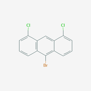 10-Bromo-1,8-dichloroanthracene