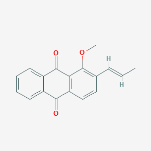 1-Methoxy-2-(prop-1-en-1-yl)anthracene-9,10-dione