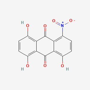 9,10-Anthracenedione, 1,4,5-trihydroxy-8-nitro-