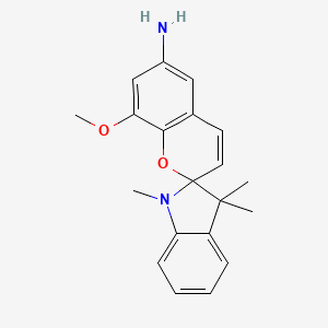 8-Methoxy-1',3',3'-trimethylspiro[chromene-2,2'-indolin]-6-amine