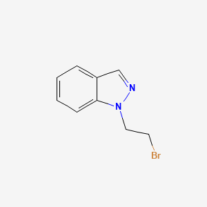 molecular formula C9H9BrN2 B13126181 1-(2-bromoethyl)-1H-indazole CAS No. 72521-02-9