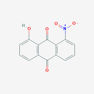 molecular formula C14H7NO5 B13126191 1-Hydroxy-8-nitroanthracene-9,10-dione 