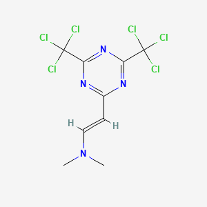 2-(4,6-Bis(trichloromethyl)-1,3,5-triazin-2-yl)-N,N-dimethylethenamine