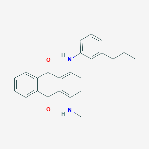 1-(Methylamino)-4-(3-propylanilino)anthracene-9,10-dione