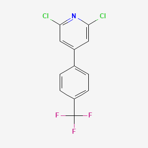 2,6-Dichloro-4-(4-(trifluoromethyl)phenyl)pyridine