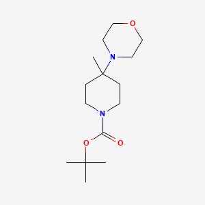 B1312627 1-Boc-4-Methyl-4-morpholin-4-yl-piperidine CAS No. 864369-95-9