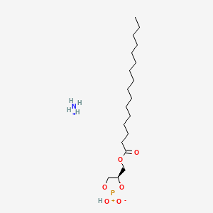 azanium;[(4R)-2-hydroxy-2-oxido-1,3,2-dioxaphospholan-2-ium-4-yl]methyl hexadecanoate