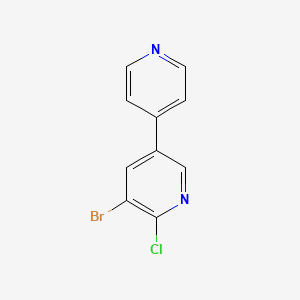 5-Bromo-6-chloro-3,4'-bipyridine