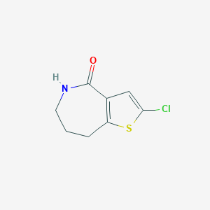 2-Chloro-5,6,7,8-tetrahydro-4H-thieno[3,2-c]azepin-4-one