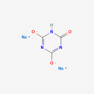 molecular formula C3HN3Na2O3 B13126353 Disodium cyanurate CAS No. 36452-21-8