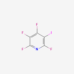 molecular formula C5F4IN B13126358 2,3,4,6-Tetrafluoro-5-iodopyridine 