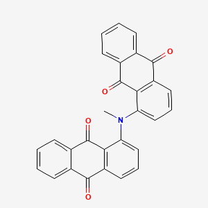 molecular formula C29H17NO4 B13126361 1,1'-(Methylazanediyl)bis(anthracene-9,10-dione) CAS No. 139479-11-1