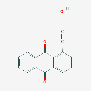 1-(3-Hydroxy-3-methylbut-1-yn-1-yl)anthracene-9,10-dione