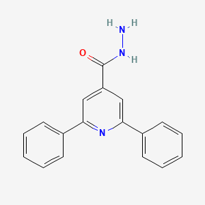 molecular formula C18H15N3O B13126426 2,6-Diphenylisonicotinohydrazide 