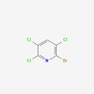 molecular formula C5HBrCl3N B13126442 2-Bromo-3,5,6-trichloropyridine 