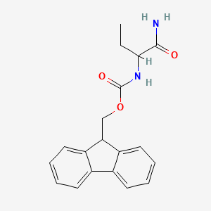 (9H-Fluoren-9-yl)methyl (1-amino-1-oxobutan-2-yl)carbamate