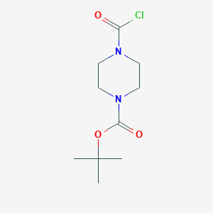 molecular formula C10H17ClN2O3 B1312650 4-Boc-1-哌嗪羰基氯 CAS No. 59878-28-3
