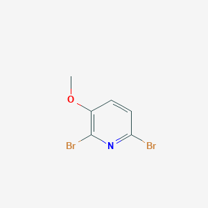 molecular formula C6H5Br2NO B1312651 2,6-二溴-3-甲氧基吡啶 CAS No. 79491-45-5