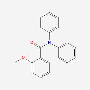 molecular formula C20H17NO2 B13126511 Benzamide, 2-methoxy-N,N-diphenyl- CAS No. 94623-43-5