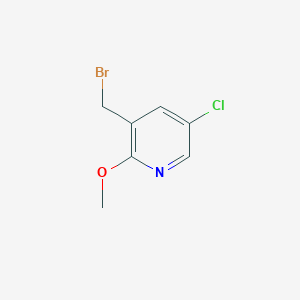 3-(Bromomethyl)-5-chloro-2-methoxypyridine