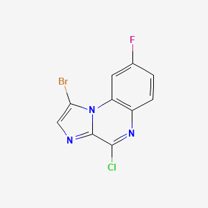 1-Bromo-4-chloro-8-fluoroimidazo[1,2-a]quinoxaline