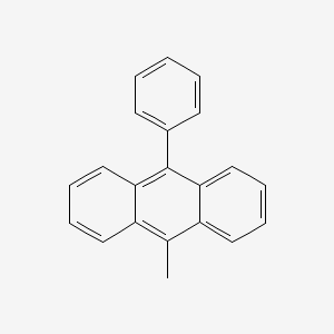 molecular formula C21H16 B13126558 9-Methyl-10-phenylanthracene CAS No. 13425-08-6