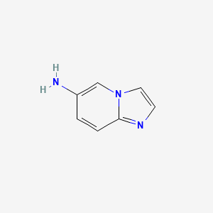 molecular formula C7H7N3 B1312656 咪唑并[1,2-a]吡啶-6-胺 CAS No. 235106-53-3
