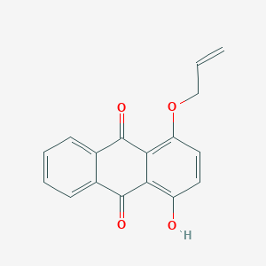 molecular formula C17H12O4 B13126564 4-Hydroxy-1-prop-2-enoxy-anthracene-9,10-dione CAS No. 79207-99-1