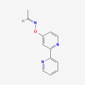 (E)-N-(2-pyridin-2-ylpyridin-4-yl)oxyethanimine