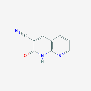 B1312659 2-Oxo-1,2-dihydro-1,8-naphthyridine-3-carbonitrile CAS No. 60467-72-3