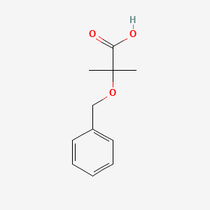 molecular formula C11H14O3 B1312662 2-(苄氧基)-2-甲基丙酸 CAS No. 87122-87-0