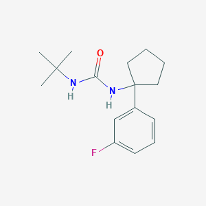 1-(tert-Butyl)-3-(1-(3-fluorophenyl)cyclopentyl)urea