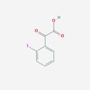 molecular formula C8H5IO3 B13126678 2-(2-Iodophenyl)-2-oxoaceticacid 