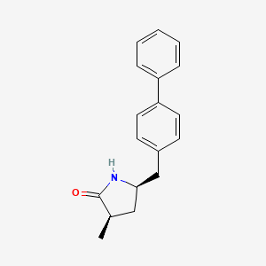 cis-5-([1,1'-Biphenyl]-4-ylmethyl)-3-methylpyrrolidin-2-one