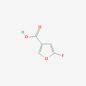 molecular formula C5H3FO3 B13126787 5-Fluorofuran-3-carboxylic acid 