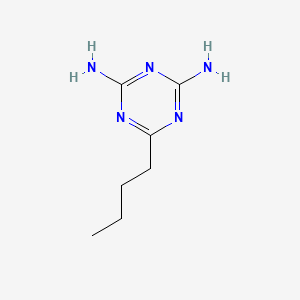 1,3,5-Triazine-2,4-diamine, 6-butyl-