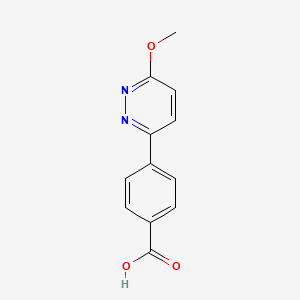 molecular formula C12H10N2O3 B1312683 4-(6-methoxypyridazin-3-yl)benzoic Acid CAS No. 281232-88-0
