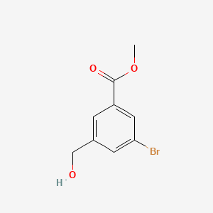 molecular formula C9H9BrO3 B1312686 Methyl 3-bromo-5-(hydroxymethyl)benzoate CAS No. 307353-32-8