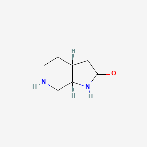 rac-(3aR,7aS)-Octahydro-1H-pyrrolo[2,3-c]pyridin-2-one