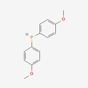 molecular formula C14H15O2P B1312688 双(4-甲氧基苯基)膦 CAS No. 84127-04-8