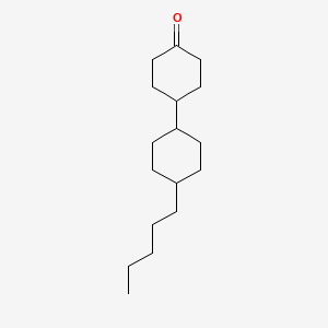 molecular formula C17H30O B1312689 4-(trans-4-Pentylcyclohexyl)cyclohexanone CAS No. 84868-02-0