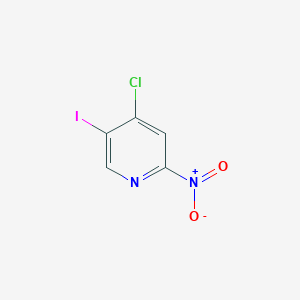 molecular formula C5H2ClIN2O2 B13126969 4-Chloro-5-iodo-2-nitropyridine 