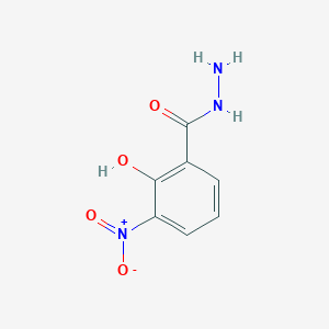 molecular formula C7H7N3O4 B1312698 2-Hydroxy-3-nitrobenzenecarbohydrazide CAS No. 945-22-2