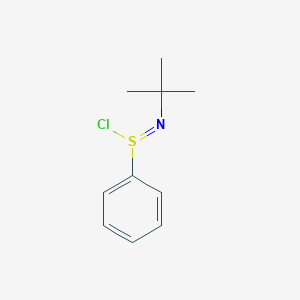 molecular formula C10H14ClNS B1312702 N-叔丁基苯磺酰亚胺酰氯 CAS No. 49591-20-0
