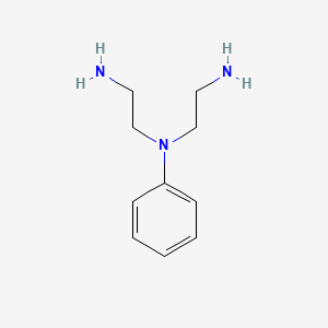 molecular formula C10H17N3 B13127133 N1-(2-aminoethyl)-N1-phenylethane-1,2-diamine CAS No. 4182-45-0