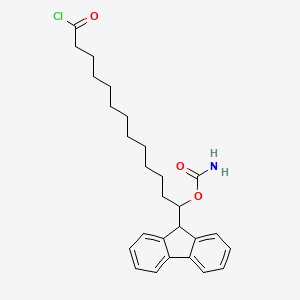 13-Chloro-1-(9H-fluoren-9-yl)-13-oxotridecylcarbamate