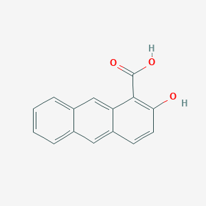 molecular formula C15H10O3 B13127180 2-Hydroxyanthracene-1-carboxylic acid CAS No. 113988-32-2